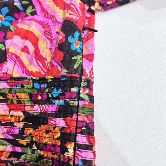 FARM Rio Black Spring Bananas Print Mini Dress - Picture 4 of 8